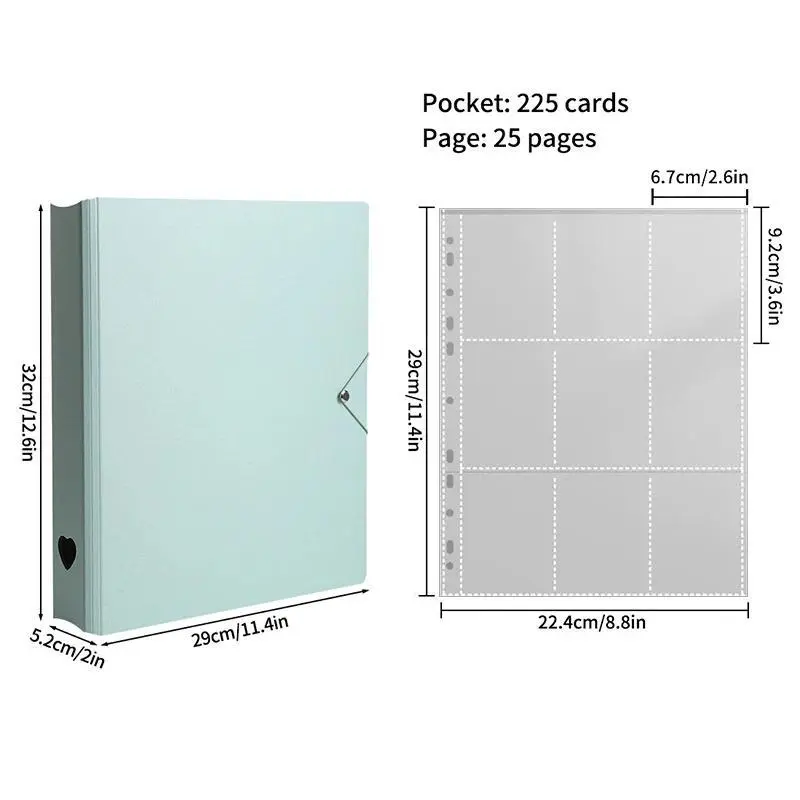 4 Grids 9 Grids Binder Photocard Binder Muti-Pockets Photo Album Kpop Binder Photocard Photocard Collect Book Card Holder 포카 바인더