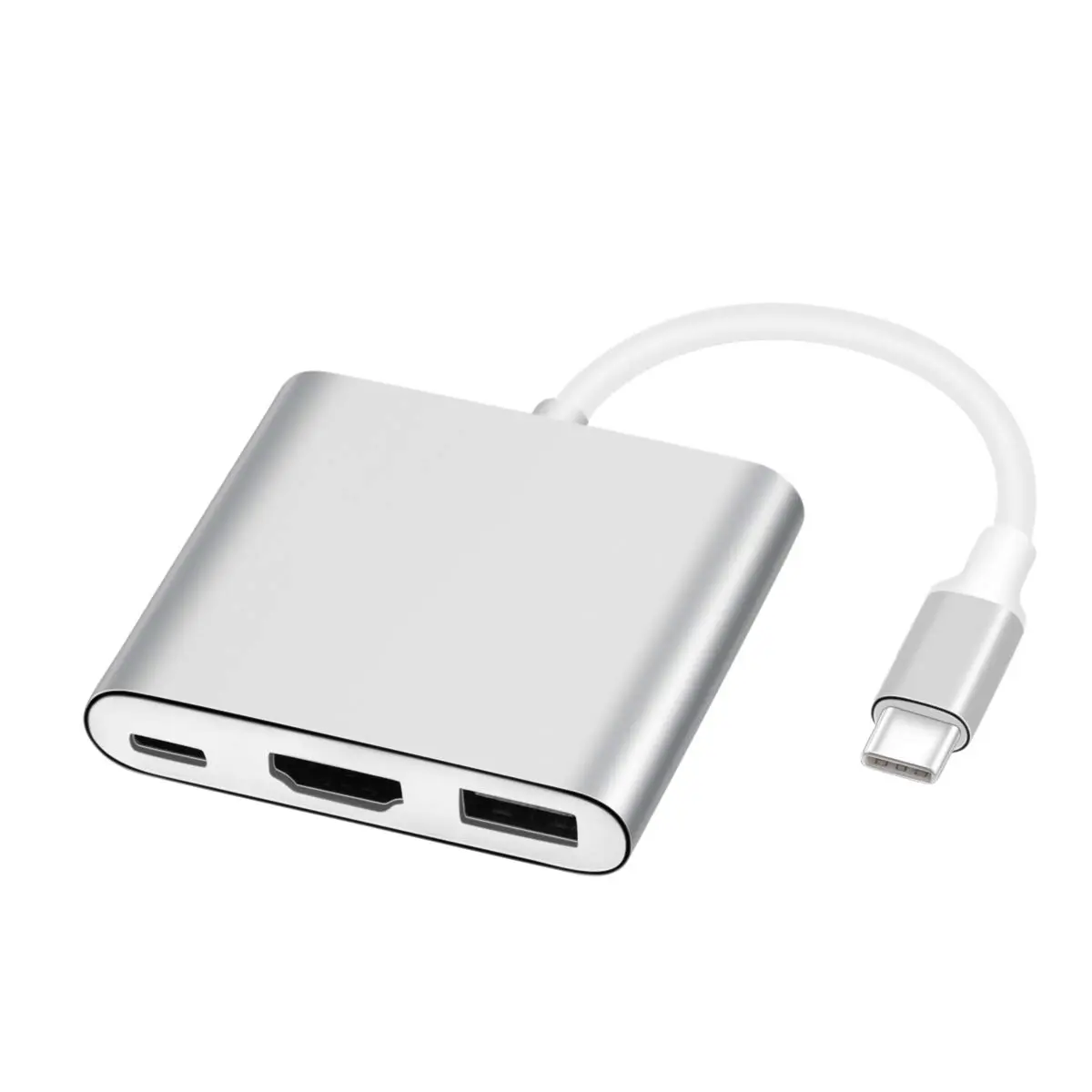 USB-C to HDMI 4K Multiport AV Converter, USB 3.1 Type to HDMI Adapter with USB 3.0 Port for Mac, MacBook Pro, S8+, S9+, Projector, Monitor
