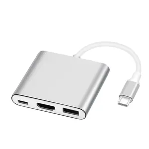 USB-C to HDMI 4K Multiport AV Converter, USB 3.1 Type to HDMI Adapter with USB 3.0 Port for Mac, MacBook Pro, S8+, S9+, Projector, Monitor
