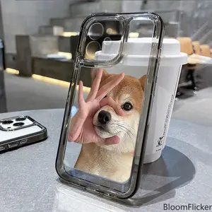 Funny OK Shiba Inu Astronaut Phone Case Full Coverage Protective Cover Compatible with iPhone 12 14 15 16 17 Pro Max Unique Cute Cellphone Accessories