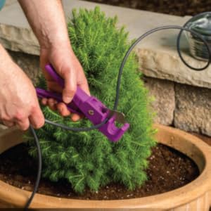 POTTEDKIT Drip Irrigation Container/Potted Plant Kit, Connects to Faucet/, 1/4" Drip Tubing, 360° Bubblers, T-Fittings and Pressure Regulator POTTEDKIT Drip Irrigation Container/Potted Plant Kit, Connects to Faucet/, 1/4" Drip Tubing, 360° Bubblers, T-Fittings and Pressure Regulator
