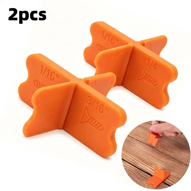 2-Pack /olive Creative Floor Padding, Deck Pad Tool, 4 Thicknesses Floor Gap Spacers, Precise Installation Aid Pads