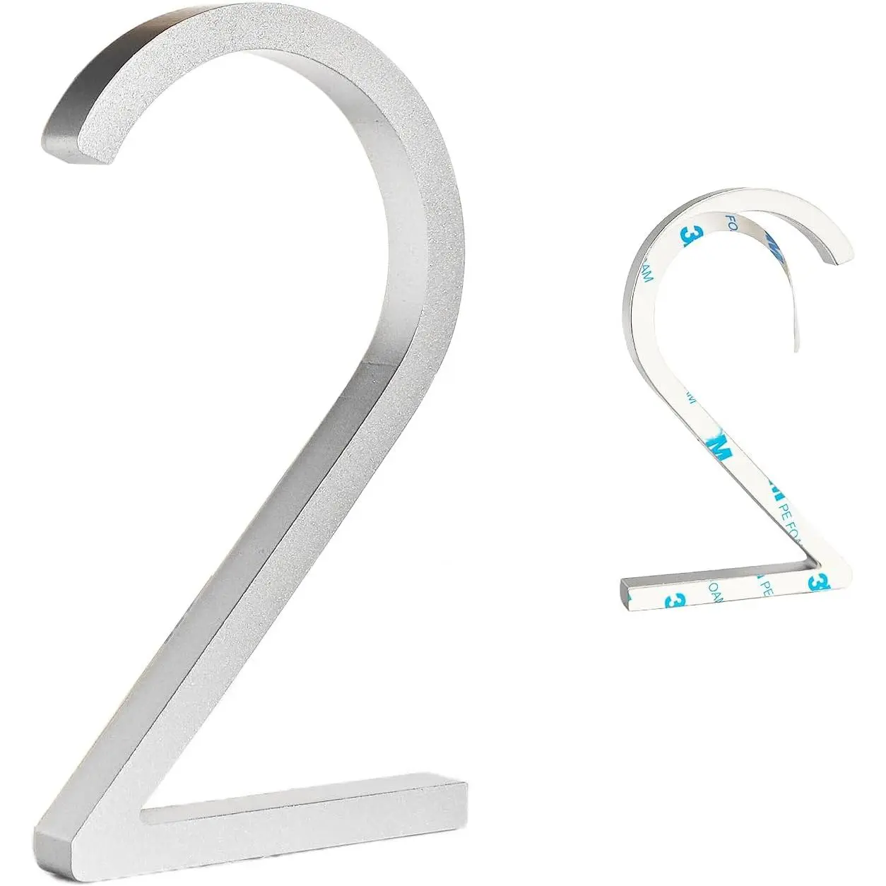 Door Numbers, 5 Inches  Self Adhesive House Numbers, Address Numbers,Mailbox Number Stickers for House Mailbox Apartment Hotel Courtyard (2)