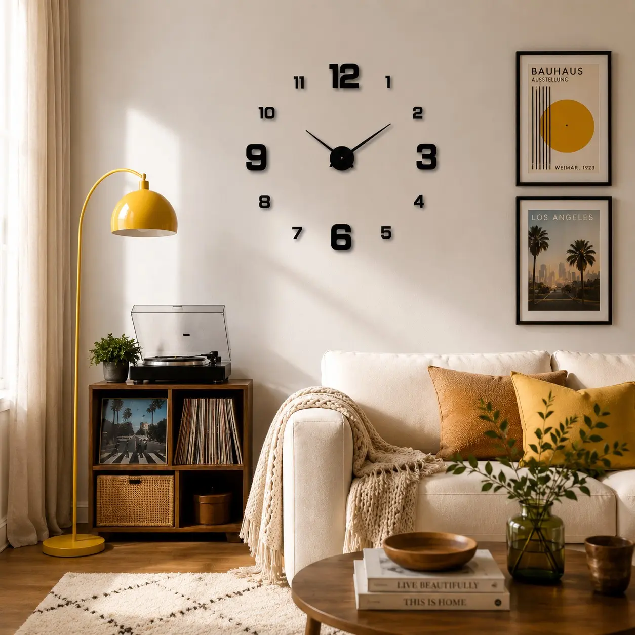 Mirror DIY Wall Clock, Modern Simple Large Screen Led Digital Clock, Led Display Clock, Nordic Minimalist Retro Industrial Style, Quiet Operation, Silent Digital Clocks, No Drilling Required, Decor, Decorative Clock