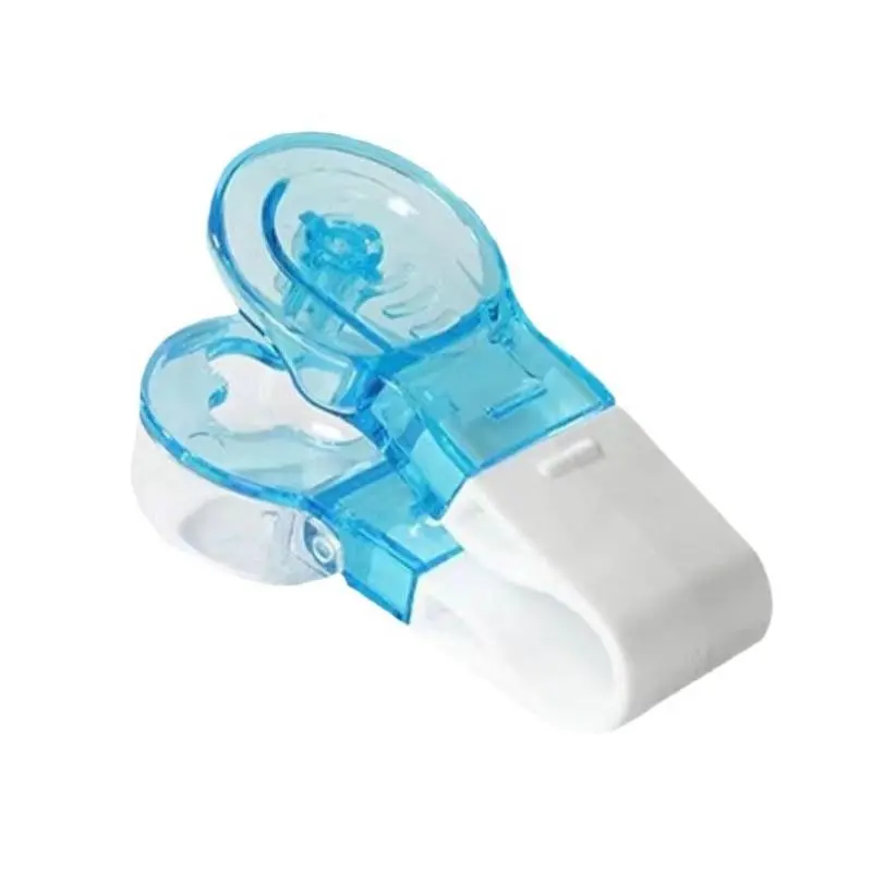 Portable Medication Dispenser, Mini Pill Organizer with Storage Box, Easy-Use Press Button, Ideal for Seniors and Mobility Impaired