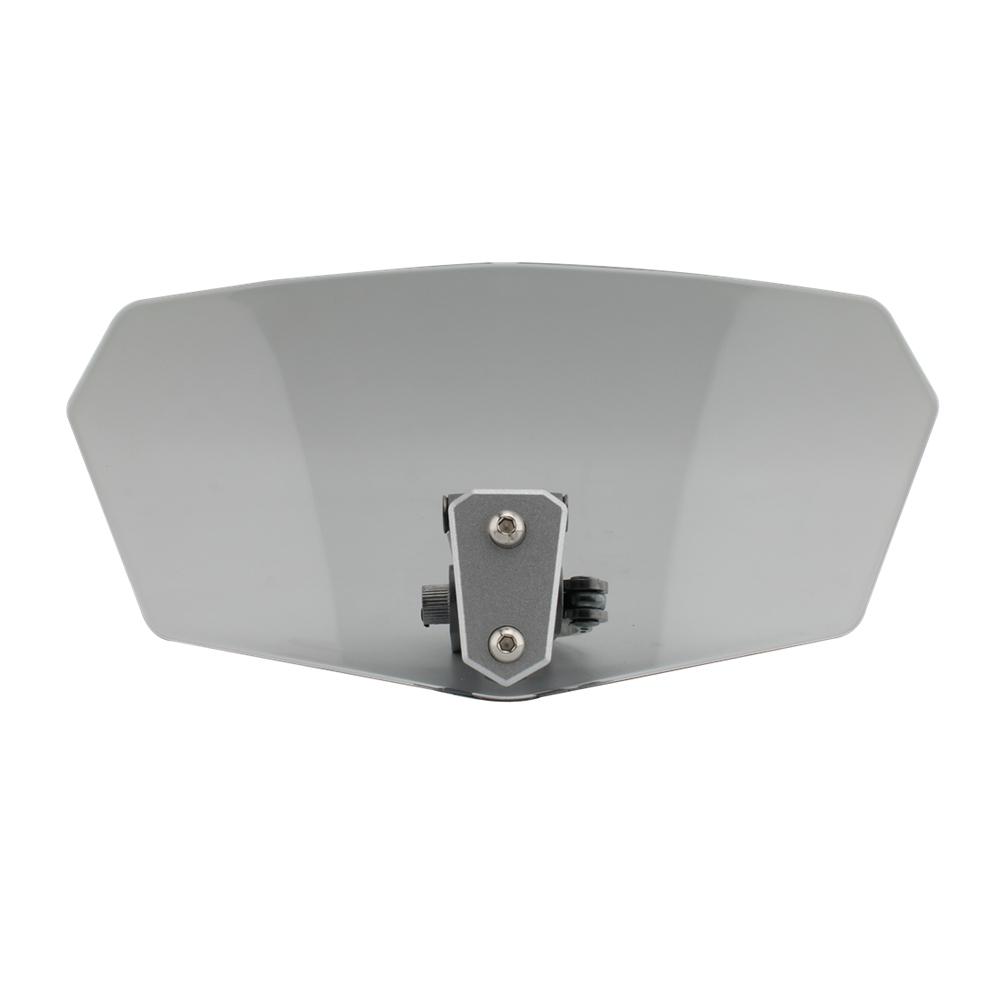 Motorcycle Windshield Extension Board, Adjustable Anti-Wind Deflector, Universal Quick Release Bracket, Fits All Brands, Windproof Fairing Shield