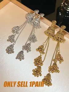 Stainless Steel Earrings Set, Round Dangle Design, Elegant Jewelry for Women & Girls, Ideal Gift Choice, Fashion Accessories