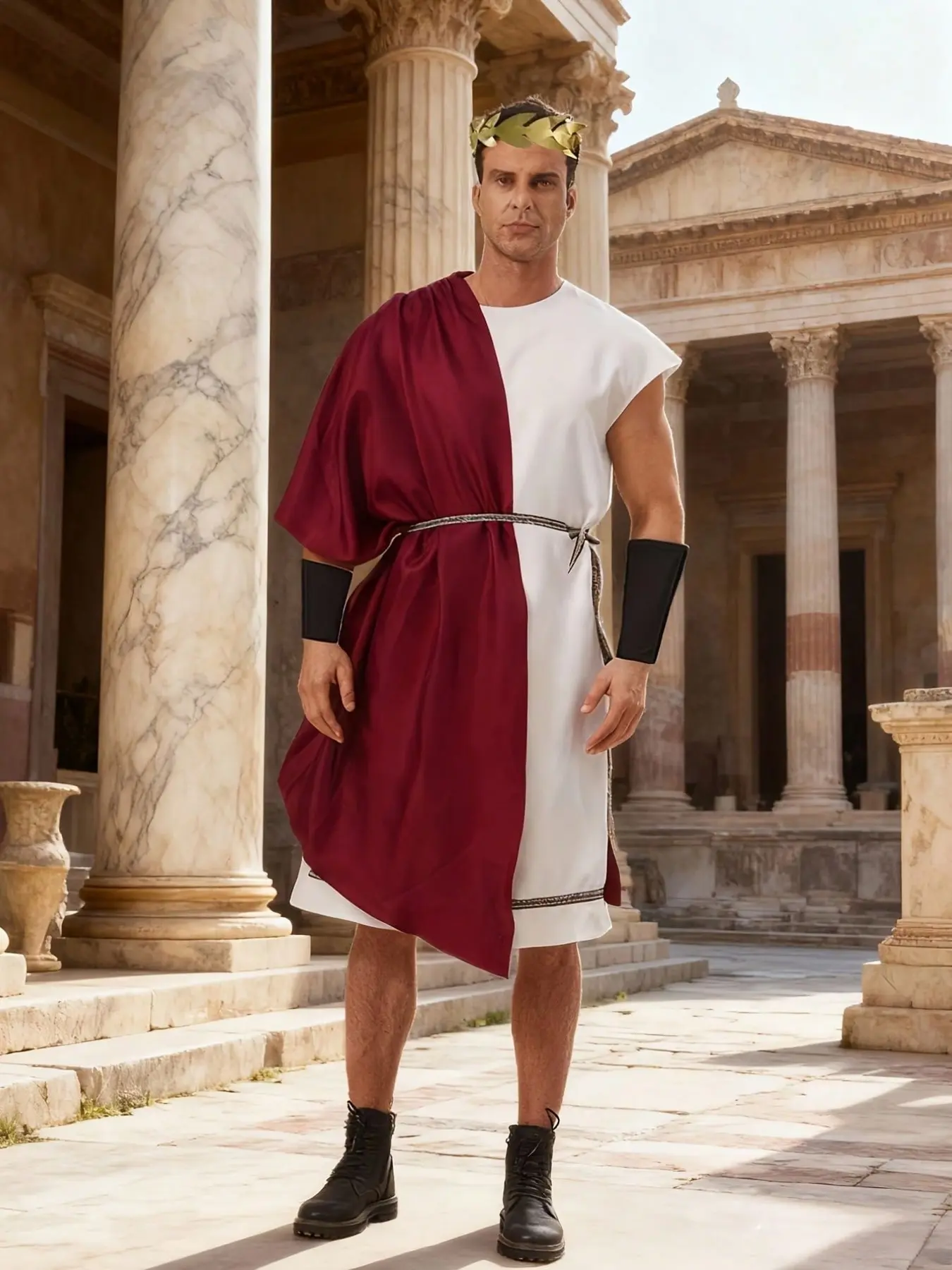 2026 New Medieval Roman Greek King Cosplay Costume, Historical Dress for Men, Authentic Design, Perfect for Events & Parties