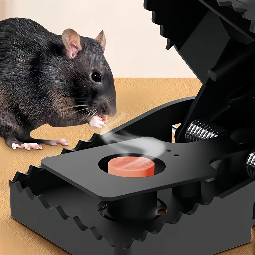2-Pack Powerful Mouse Trap, Quick Kill Without Electricity, Non-Toxic and Harmless, Suitable for Indoor and Outdoor Use, Effective Pest Control