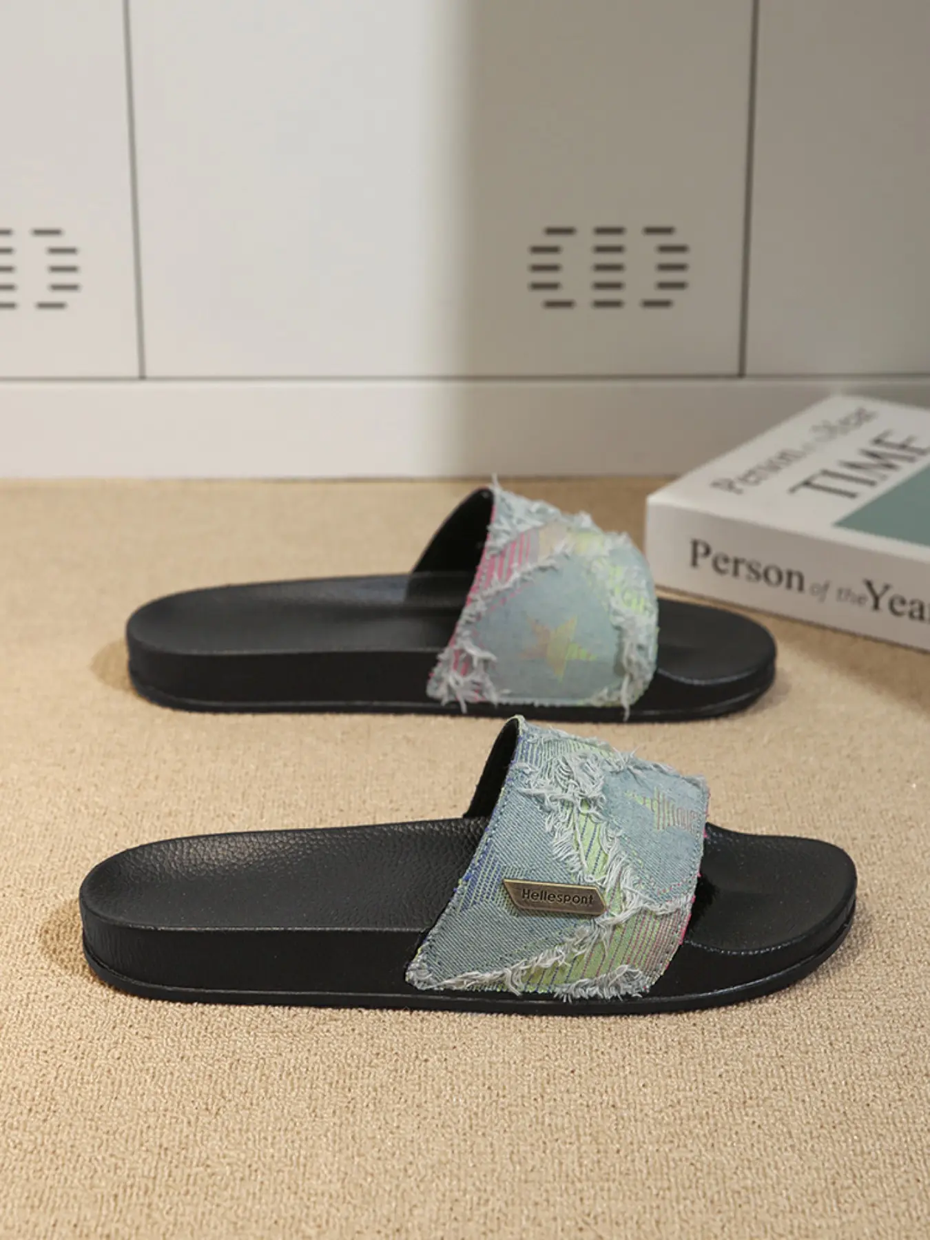 Summer Men's Trendy Slippers, Slides Men, Comfortable Fit, Non-Slip, Casual Beach & Pool Shoes, Outdoor Walking, City Commute, Sizes 38-46