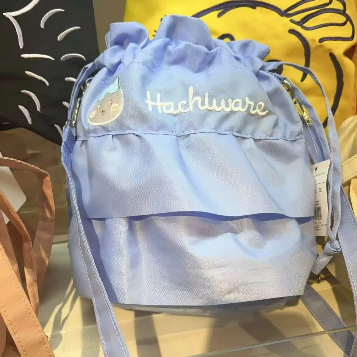 Kawaii Anime Chiikawa Momonga Hachiware Usagi Ruffled Crossbody Bag Cute Shoulder Bag Lovely Cartoon Send To Friends 2026 New