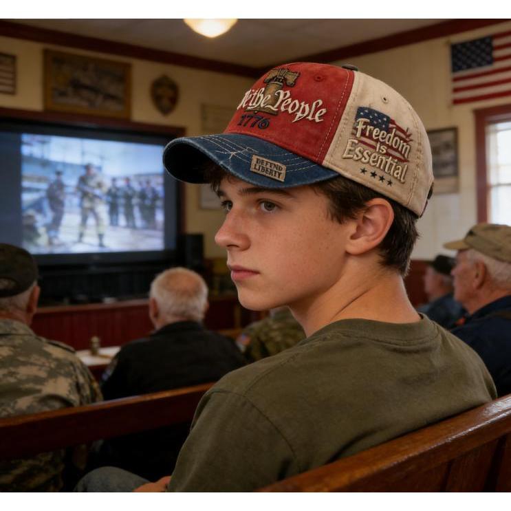 America 250th Anniversary 1776-2026 Embroidered Baseball Cap for Men Vintage Washed Gray Relaxed Fit Daily Casual Outdoor Spring Summer Fall Headwear with Liberty Bell & American Flag Decorations