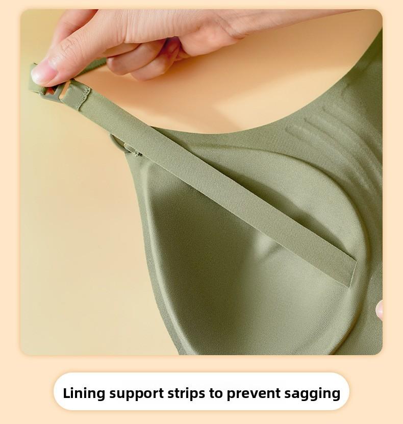 Seamless Nursing Bra for Pregnancy   Ultra Soft Latex, No Underwire, No Marks