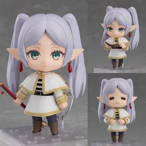 Anime Frieren Beyond Journey's End Series 2367 Q Version Nendoroid Action Figure, Interchangeable Face Model Toy Peripheral Gift; Cool Music Cute Cartoon Straw Water Bottle, Elevator Race Track Playset