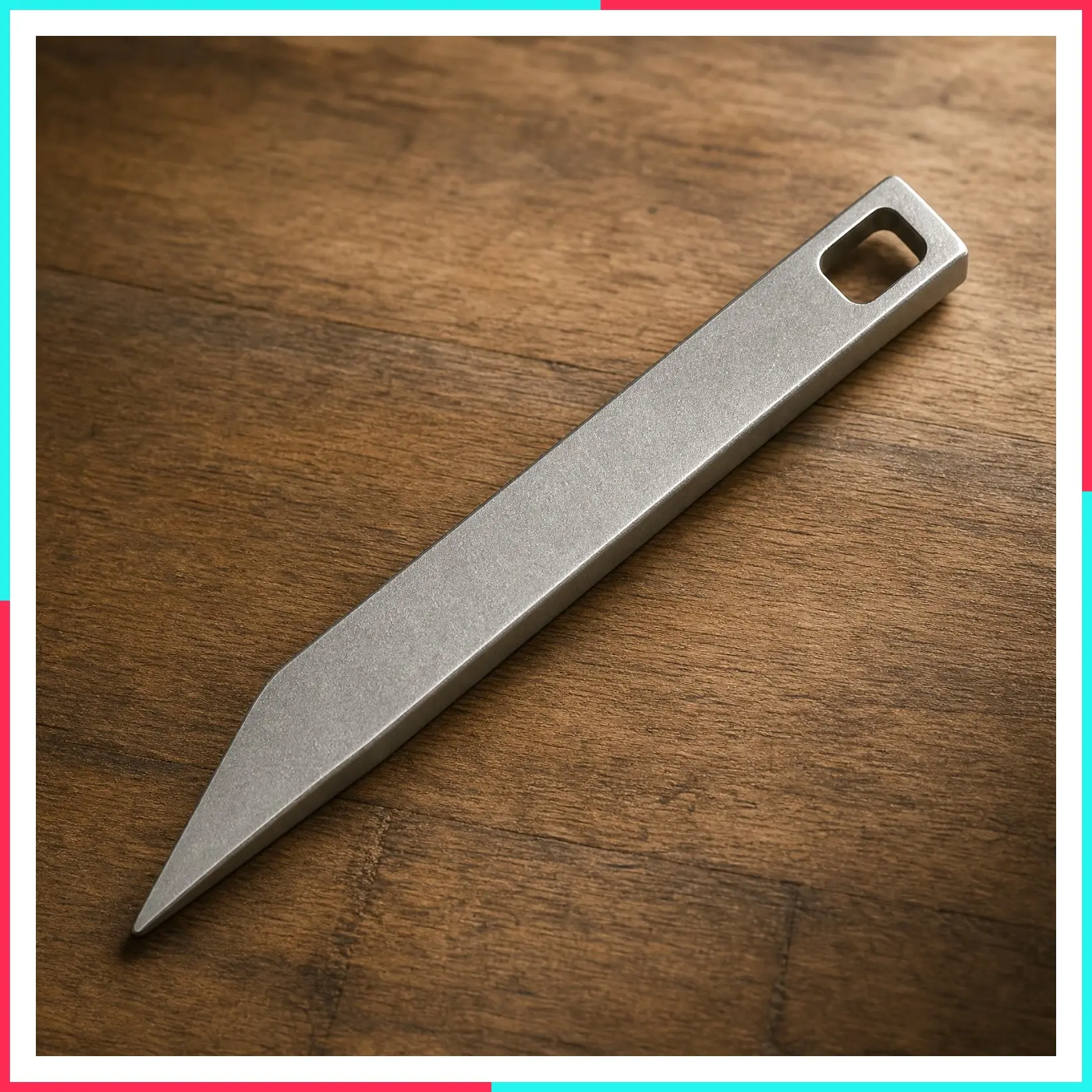 Heavy Duty Keychain Pry Bar EDC Multitool - Small Stainless Steel Pocket Pry Bar for Keys, Everyday Carry Keychain Tool