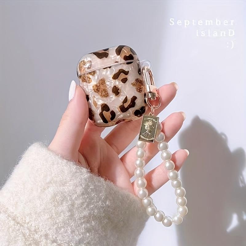 Leopard print suitable for Airpods Pro protective case 3rd generation shell pattern Apple Wireless headphone case 1/2 generation retro Women's high-end feel Instagram style