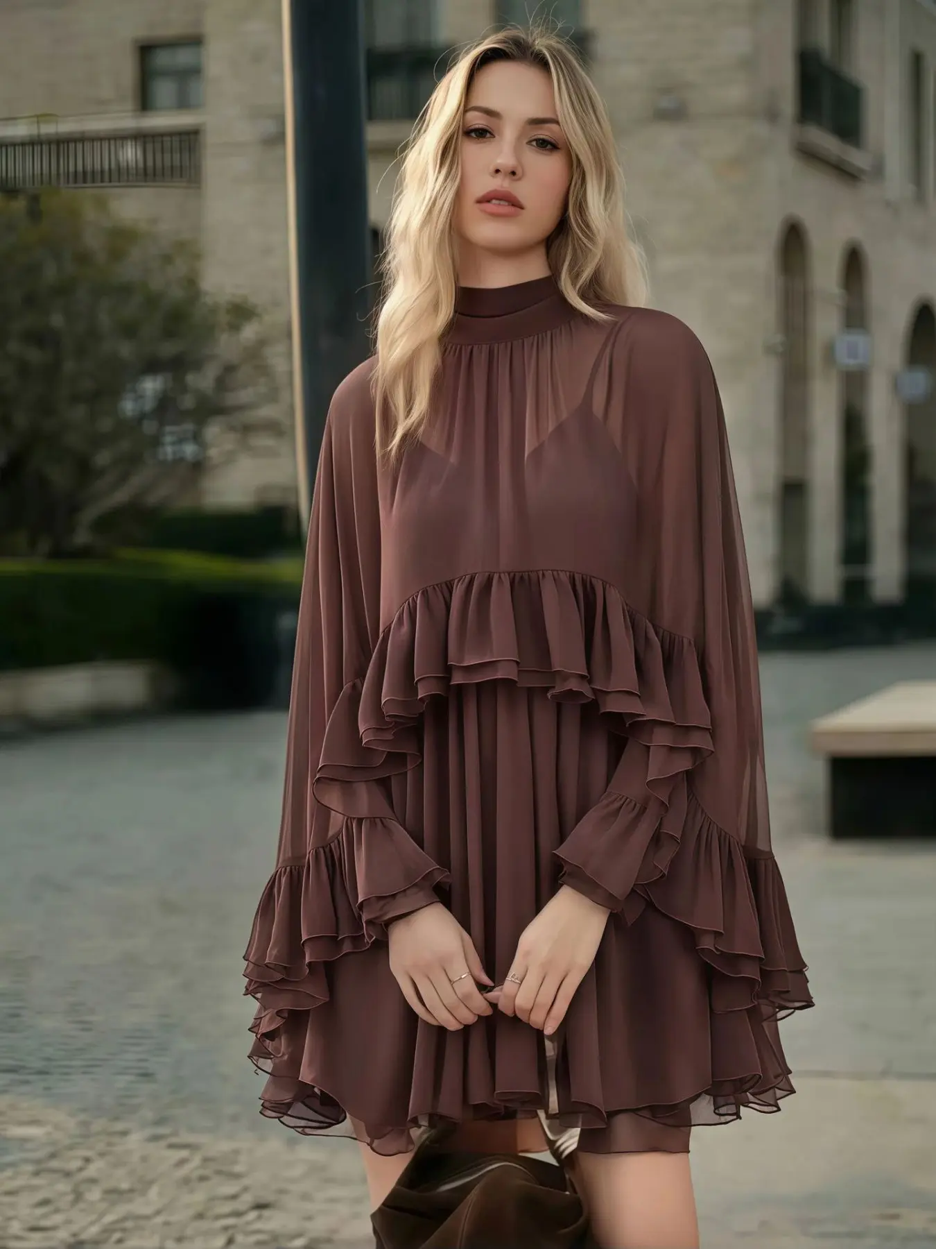 Elegant European and American Style Dress Set, Fashionable Inner Wear Tank Top Two-Piece, New Arrival 2026 Collection
