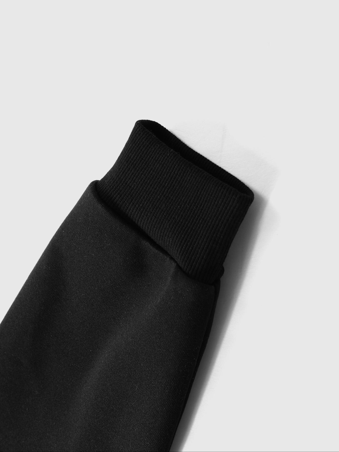 Men's Hooded Sweatshirt, Spider Web Pattern, Letter Print, Colorful Stars, Street Punk Style, Casual Fitted, Fall & Winter, Graphic Hoodie