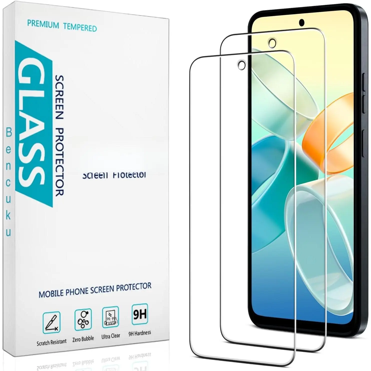 Screen Protector for   G Power 5G 2024 Tempered Glass | Anti Scratch, Bubble Free, Case Friendly, 2 Pack