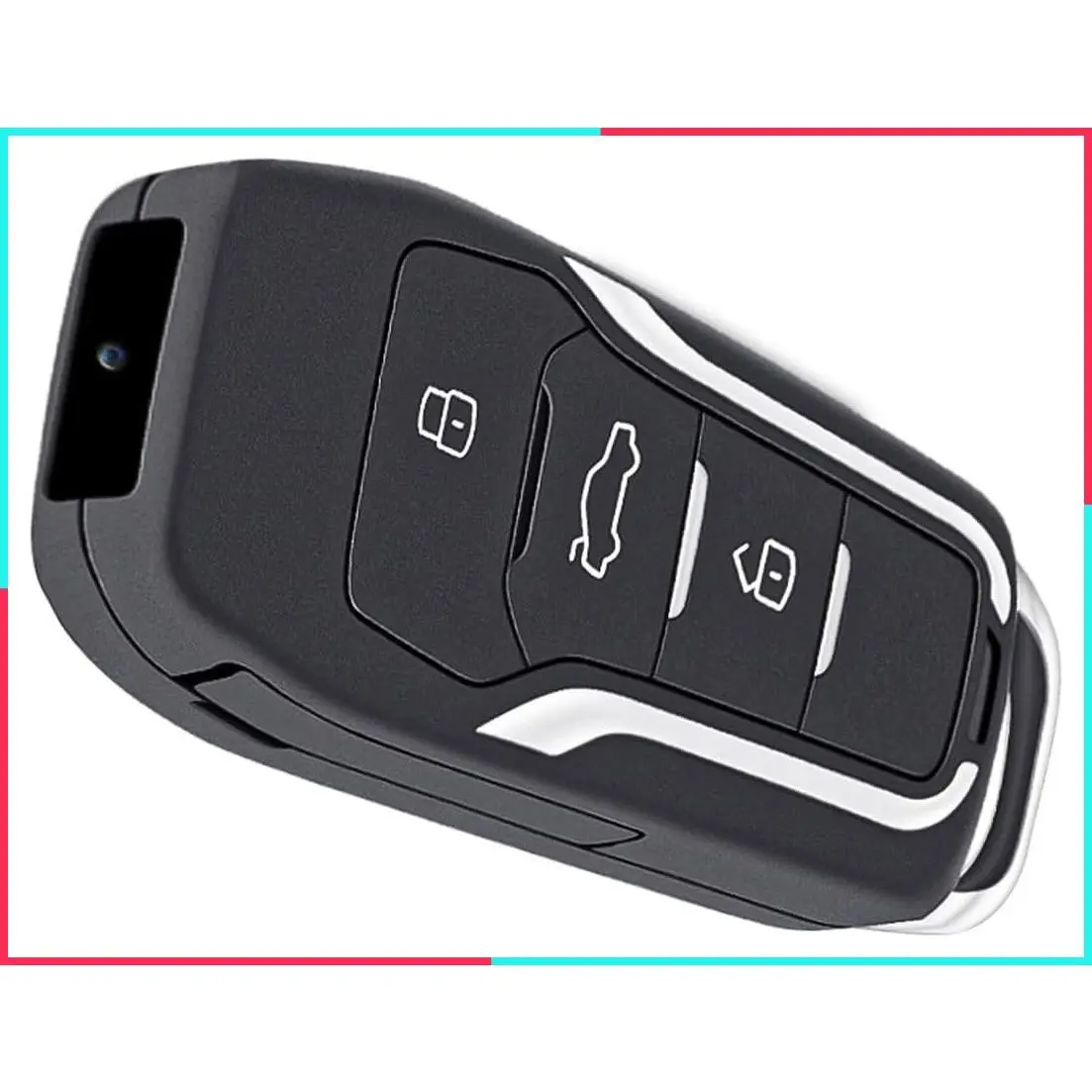 Mini Video Camera 1080P, Portable Camera Disguised as Car Key Fob with Motion Detection, Nanny Cam for Home Security