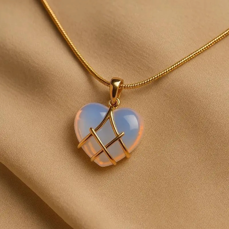 Diamond Castle Pendant Necklace for Women - Inlay Sparkle Costume Jewelry Accessory, Everyday Wear Gift for Girlfriend, Accessories For Women, Gifts For Girlfriend, Female, Lightweight, Anniversary