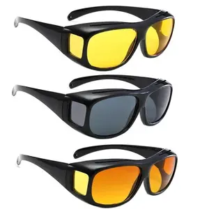 3-pack driving sunglasses with night vision and UV protection for men and women. Ideal for both day and night driving, reduce glare, enhance comfort, and protect your eyes on the road, from city drives to long highways