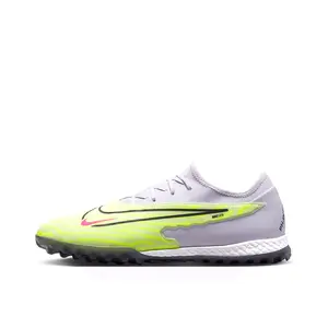 Nike Phantom GX Pro Turf Soccer Cleats – Unisex Purple and Green Synthetic Upper with Lace-Up Closure Verifiable, with credentials and supporting global authentication