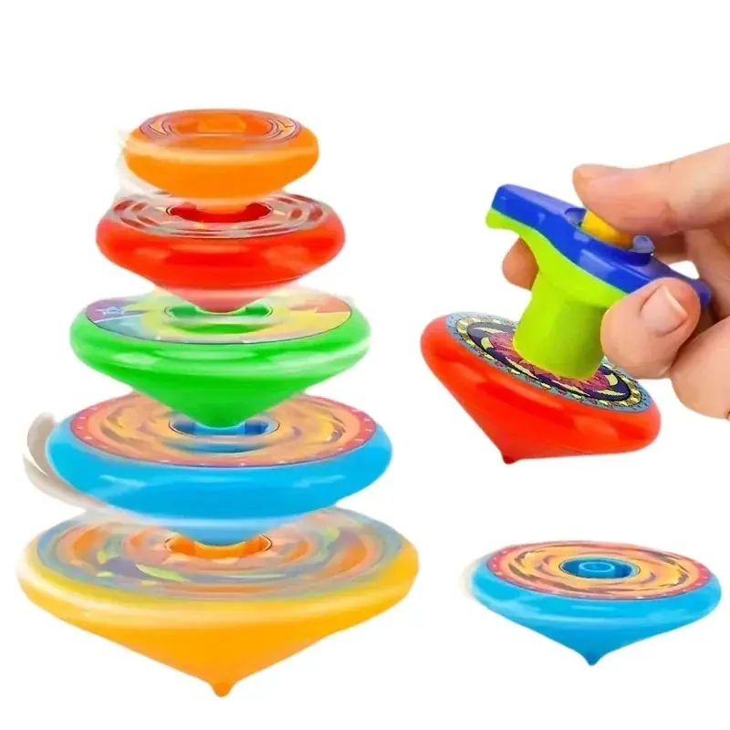 Five-Layer Stacking Spinning Top Toy for Children, Parent-Child Interactive Spinning Top Toy for Boys and Girls