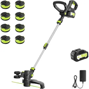 3-in-1 Cordless String Trimmer/Lawn Edger/Mini Mower, 20V 4.0Ah   Weed Eater, 13-Inch Electric Weed Wacker with  Charger,  Line Auto Feed, Lightweight Grass  for Yard