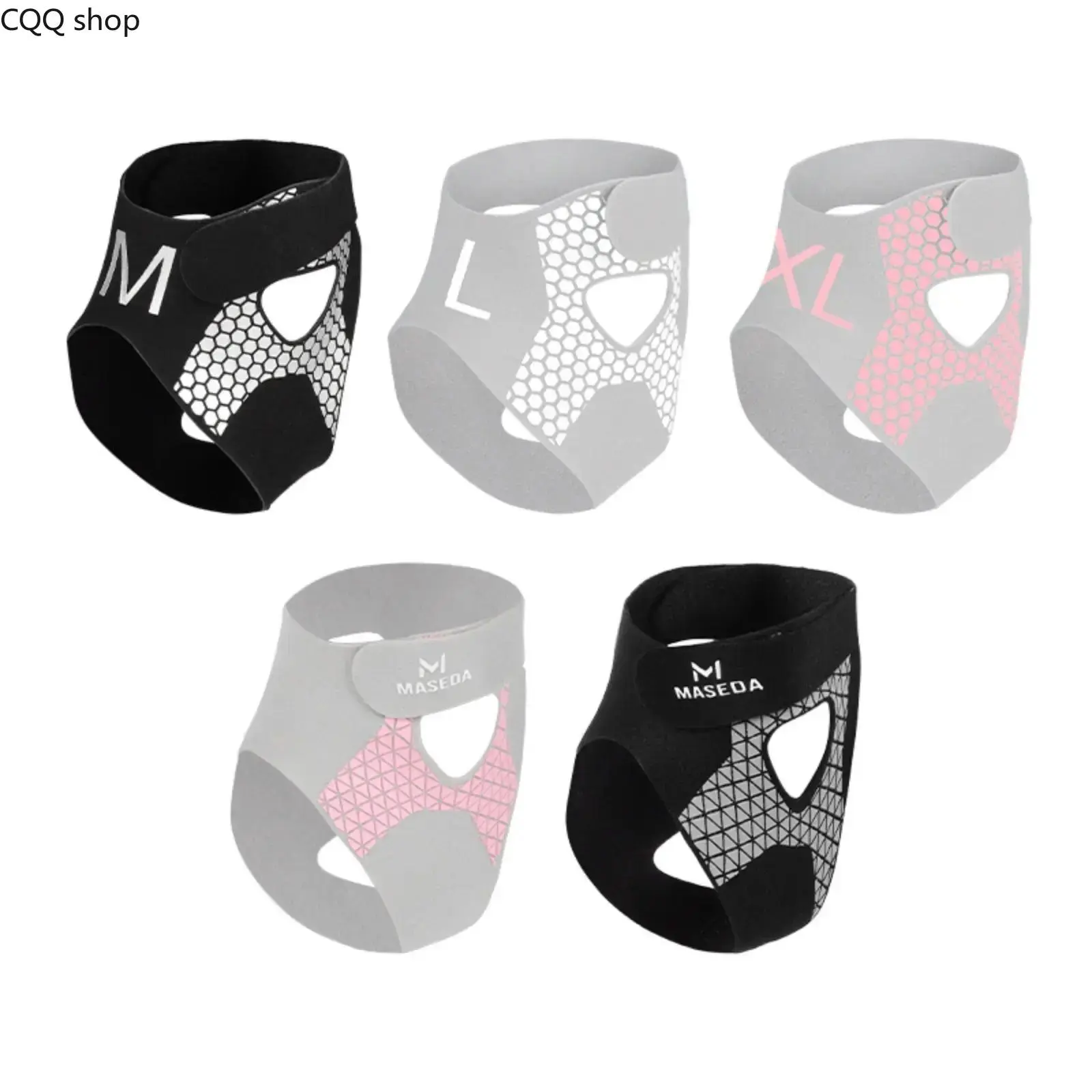 Professional Sports Ankle Brace (2-Pair Value Pack, Size M) - Anti-Sprain Stabilizing Support, Adjustable, Ideal for Injury Prevention During Fitness, Running