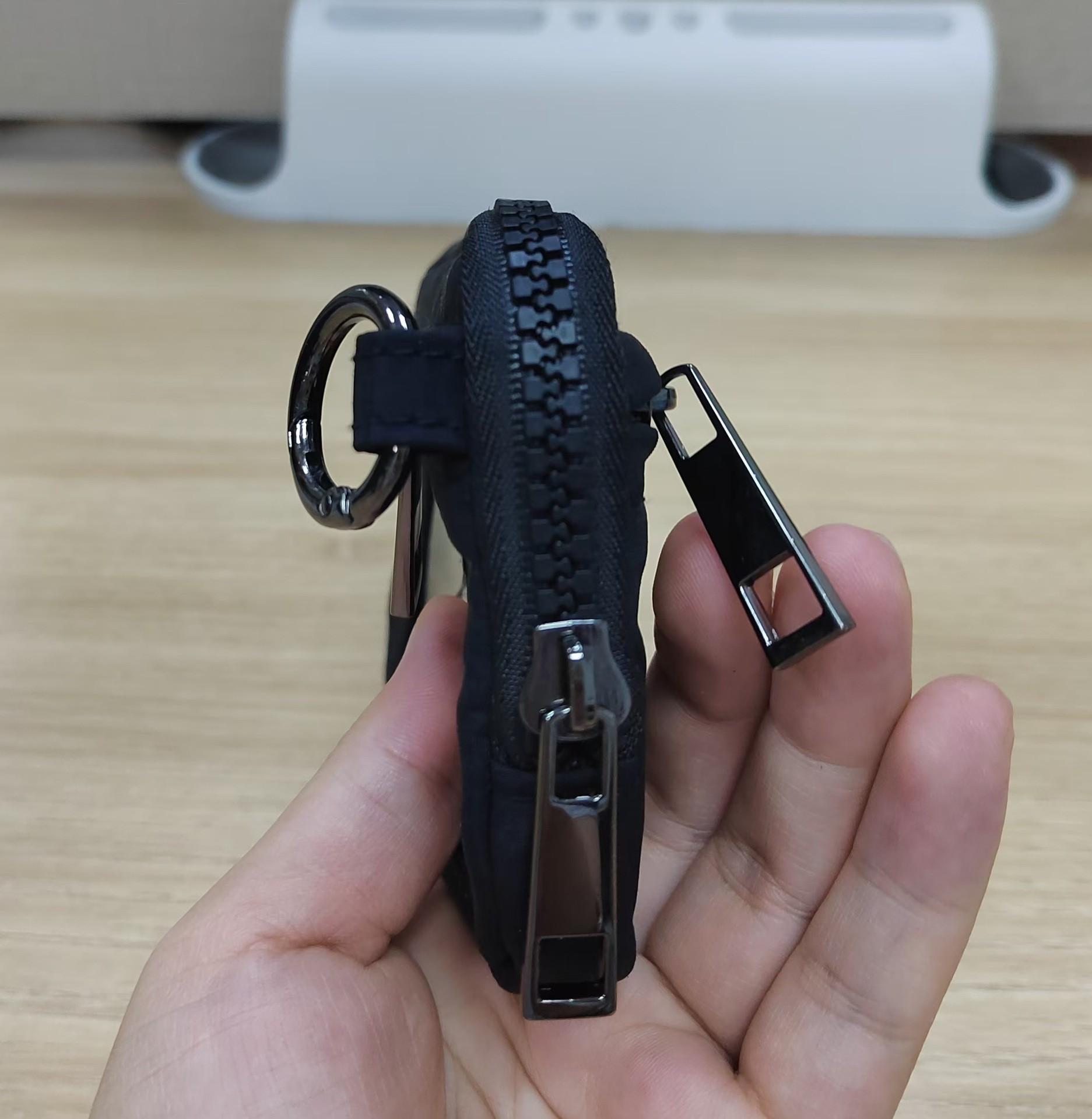 Women's Chic Waterproof Nylon Wristlet - Multi-Functional Coin/Card Pouch | Keychain & Secure Zipper | Compact Everyday Essential