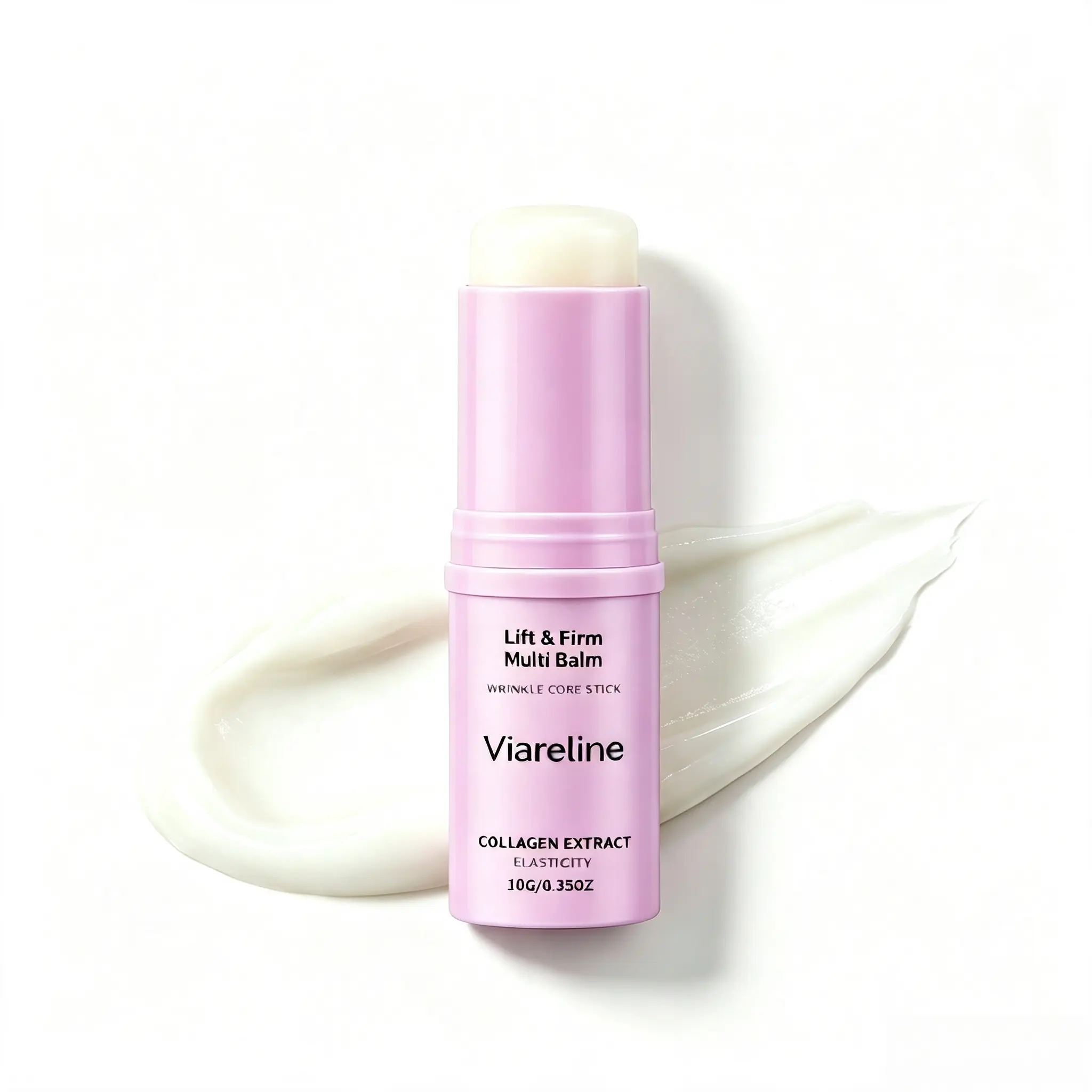 [NEW] Collagen Pink Collagen Volume Multi Balm | All In One , Collagen Stick for Youthful-Looking, Helping Look of Fine Lines, Firming Care, Anti-Aging Care | For Under-Eyes, Neck, Forehead, Smile Lines, Lip Care |