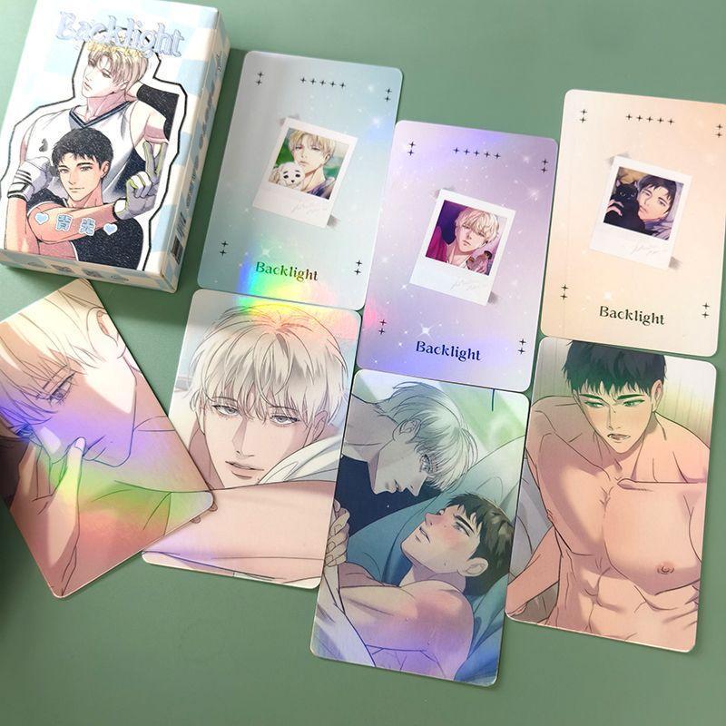 50 Pcs/set Male Male Love Lomo Card Korean Bl Cute Boys Manhwa HD Photocard Fans Decoration Cosplay Gift