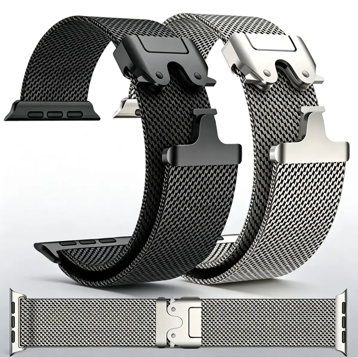 Milanese Loop Watch Band (Band Only), 1 Count Replacement Watch Band for Apple Watch S11/S10 46mm 42mm Ultra 2 49mm 44mm 45mm 41mm 40mm 38mm, Smart Watch Accessories, Watch Straps