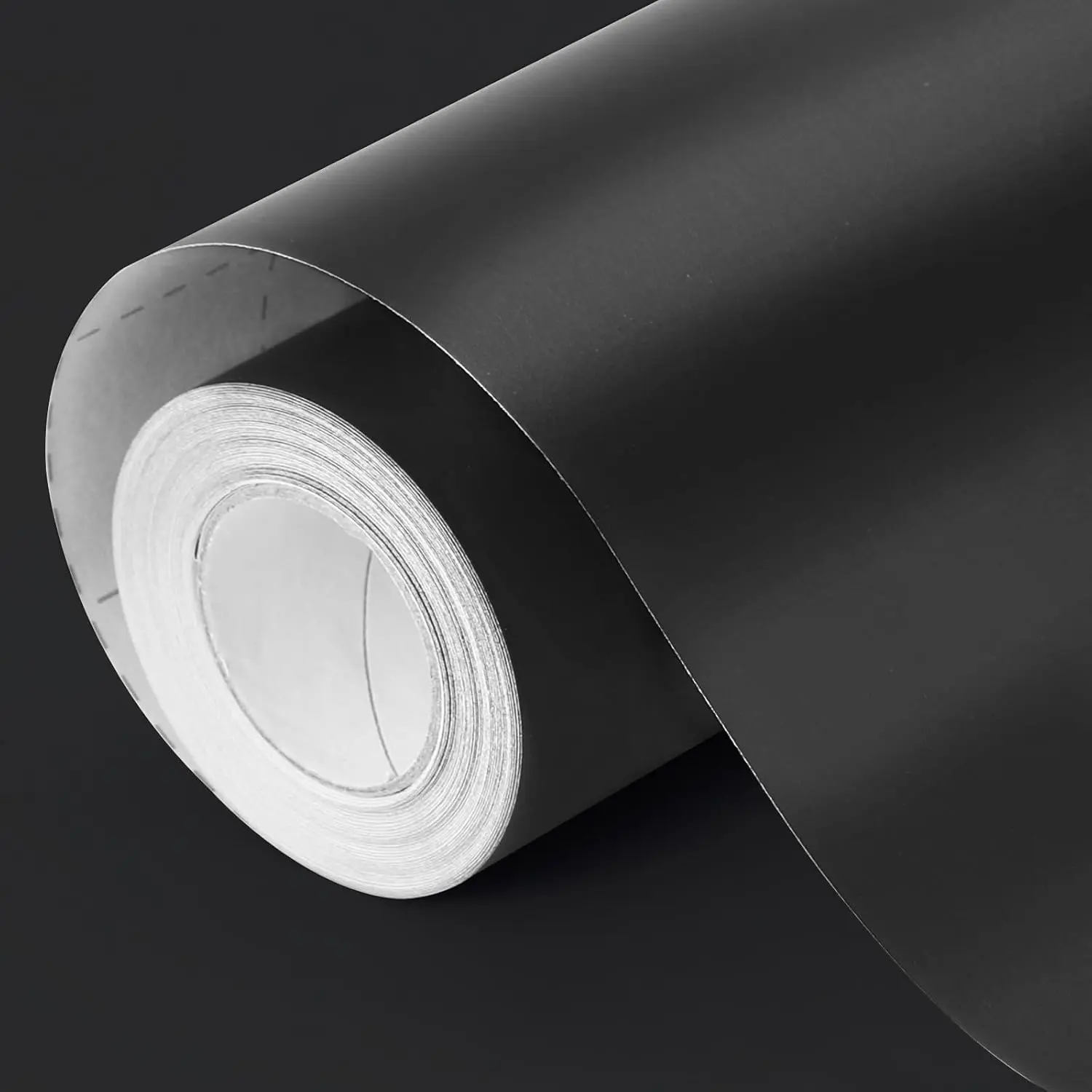 Black Wrapping Paper, 17In x 33Ft  Wrapping Paper, Matte Metallic Paper | Solid Color  Wrap Paper Roll for Father's Day Graduation Birthday for Men Christmas Wedding  Shower Arts & Crafts