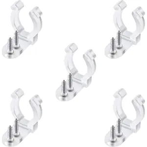 50 Pack Rope Light Clips Clear- Heavy Duty 1/2 Inch Invisible Mounting Clips for Outdoor Christmas Lights, Party LED Strips, Deck, Brick (with 100 Screws)fidget toys