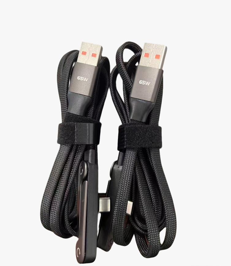 240W Fast Charging Multifunctional Phone Stand Charger Cable No Block Hand for Android iPhone 17 Portable Quick Charge