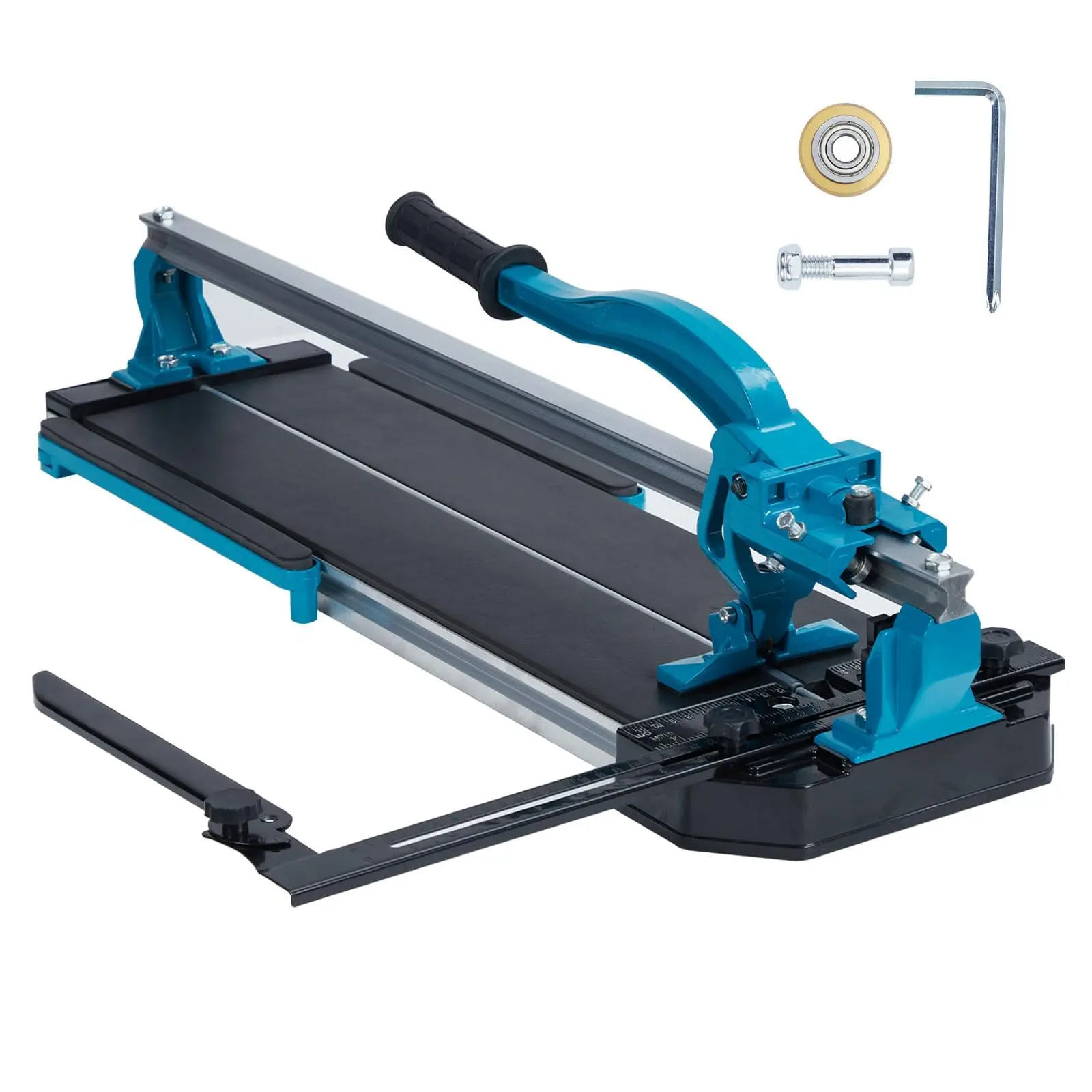 GARVEEManual Tile Cutter with Tungsten Carbide Wheel, Infrared Positioning, and Anti-Skid Feet for Porcelain and Ceramic Tiles, Ideal for Workshops and Industrial Sites, Available in 24" and 48" Sizes