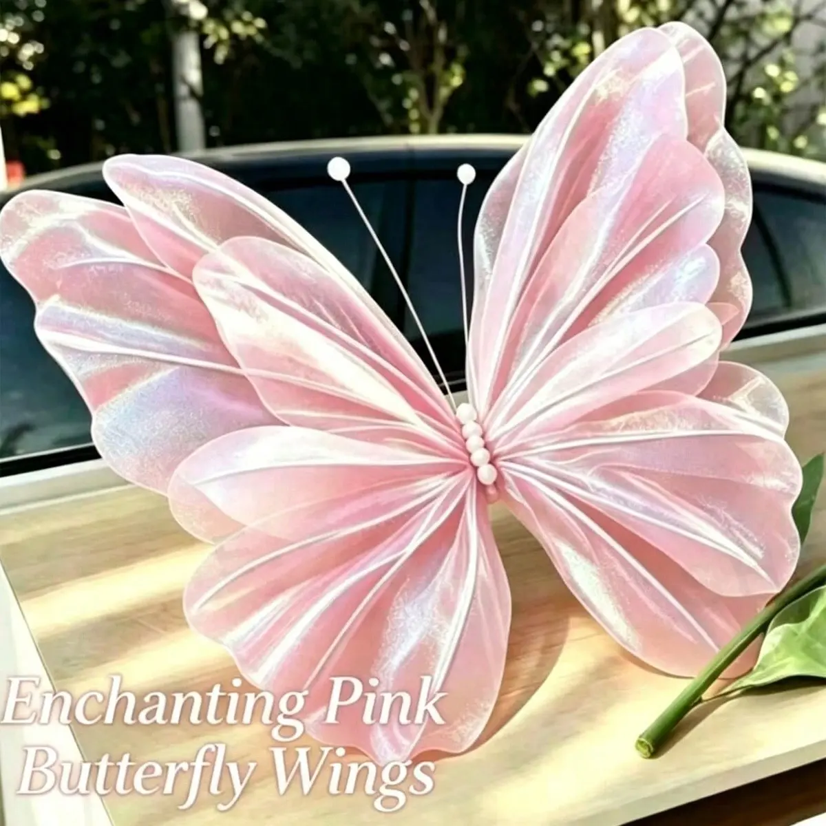 Elegant Giant Artificial Butterflies, 3D Butterfly Photography Props, Wedding Decorations, Outdoor & Indoor Use, Festive Home Decor