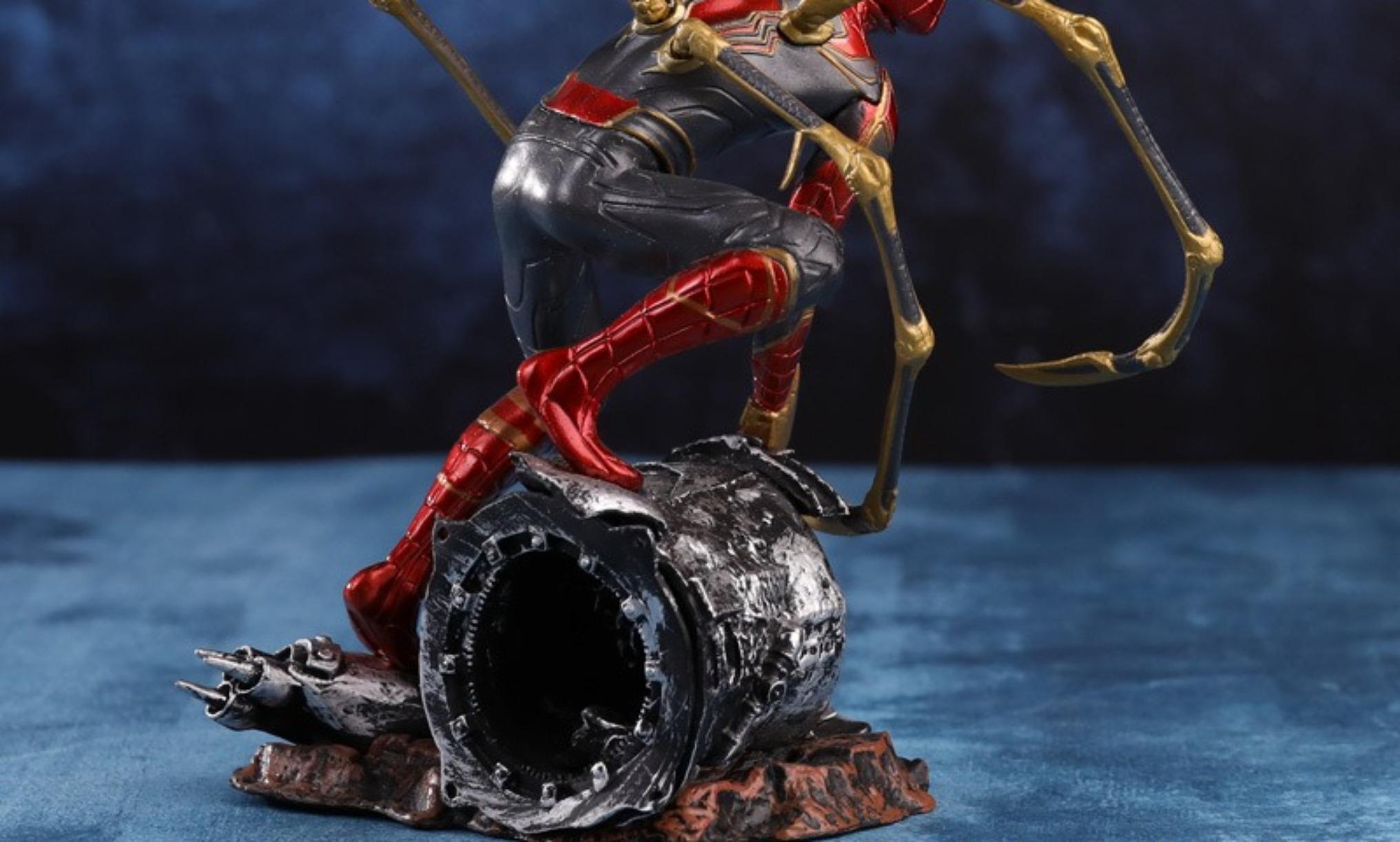 20CM Spider Hero Action Figure Articulated Superhero Anime Collectible Toy Stress Relief Toy Sensory Play Kids Adults Desktop Decor PC Case Ornament Birthday Gift Halloween Gift Christmas Gift Lucky Doll