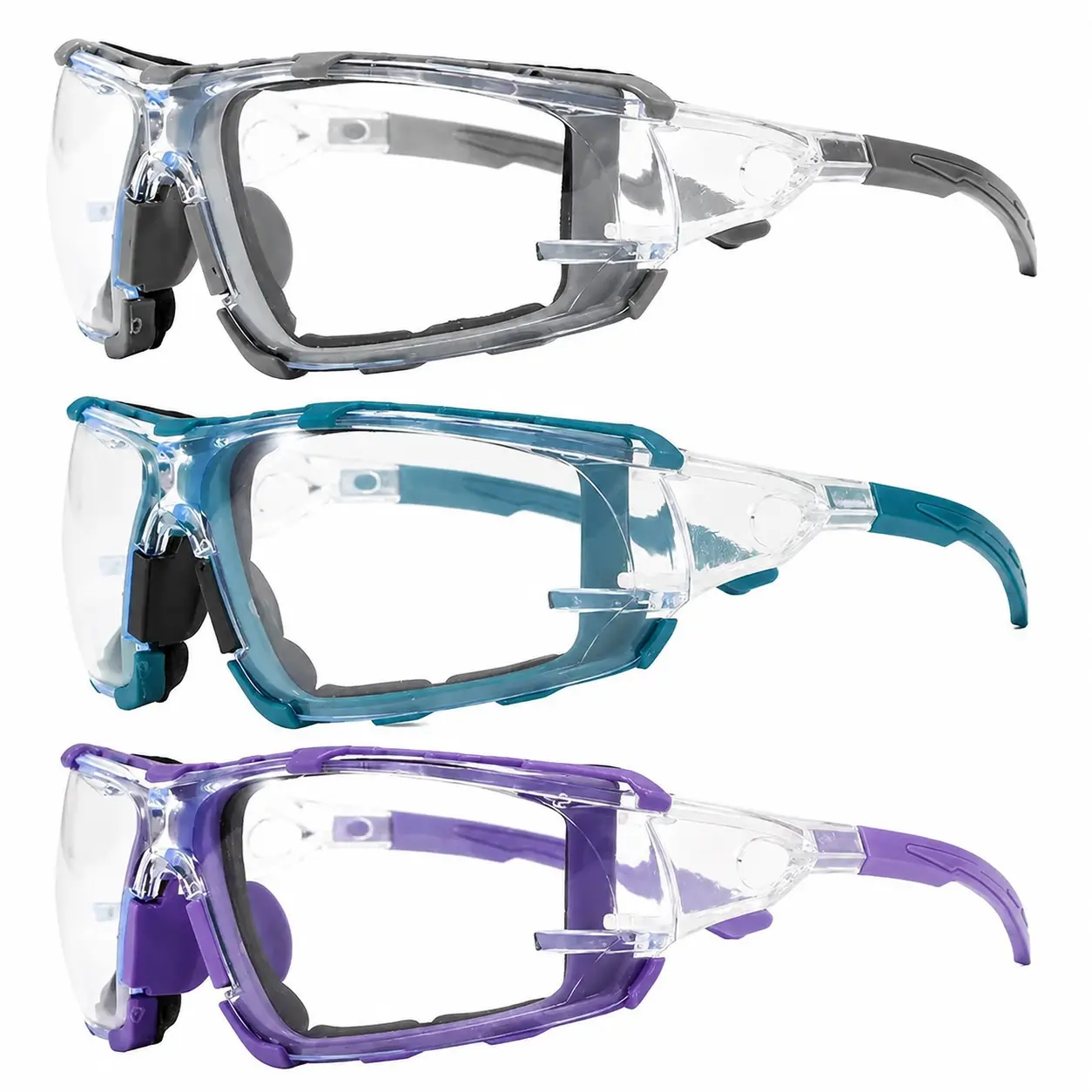 Industrial-Grade Safety Goggles with Advanced Anti-Fog Coating, High-Impact Polycarbonate Lenses, Splash-Resistant Sealed Design, Wide Peripheral Vision, Comfortable Adjustable Strap—Ideal for Construction, Manufacturing, and Laboratory Environments