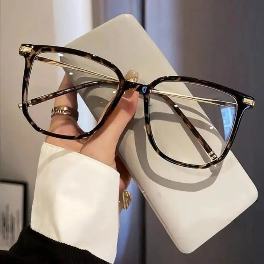 Y2K Retro Square Tortoise Shell Frame   Unisex Lightweight Casual Style for Work Daily Use TR & Zinc Alloy Decorative Lens trendy   vision correction stylish uv400 rave sun  vintage school ok glass fashion