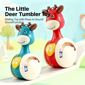 Educational Science Toys, Roly-Poly Deer, Educational Early Education Toys, Baby Soothing And Coaxing Cartoon, Cute Deer, Perfect Birthday Gift, Halloween Gift, Christmas Gift (Bead Color Random)