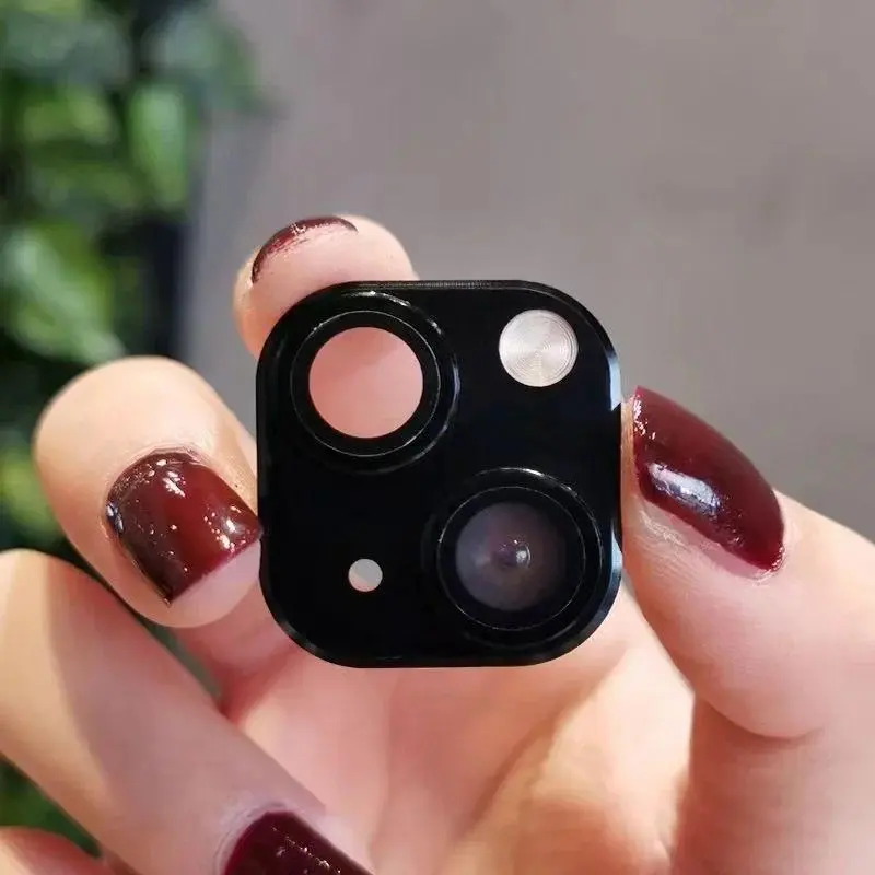 Seconds Change Fake Camera Lens For iPhone XR to 13 13mini Back Film Phone Alloy Sticker Protector Cover with Retail Box