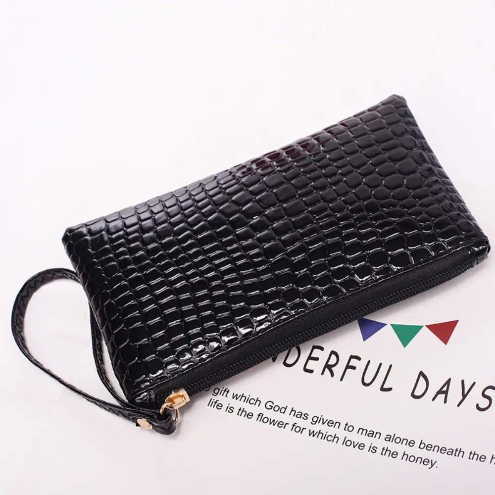 Wristlet Purse for Women, Minimalist Casual PU Leather Clutch, Compact Wallet Pouch for Daily Use, Leather Pouchlette, Waist Pouch Women's Clutches & Wristlets