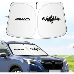 for Subaru Forester Sun Shade 2014-2025 2026, Car Front Window Covers Sun Visor Protector, Foldable Blocks UV Rays Windshield Sunshade for Subaru Forester AccessoriesGift.