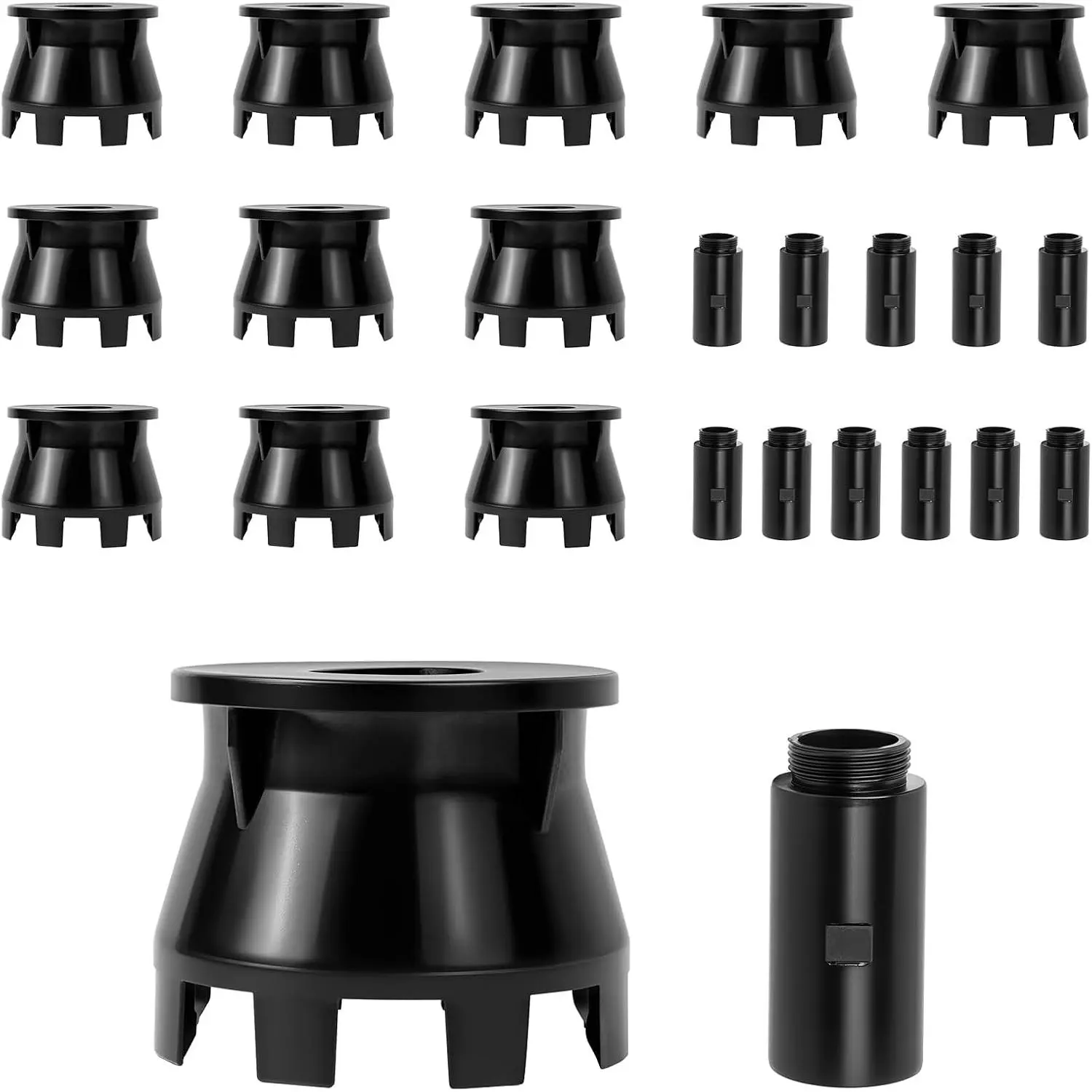 1.5 Inch Pop-Up Sprinkler Riser Extension for Most Pop-Up Sprinklers with a Flat Top, 12 Pack
