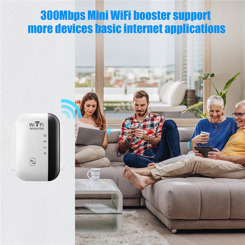 Wireless WIFI Repeater  Router Wifi Range Extender Wi-Fi Signal Amplifier Network Card Adapter for PC