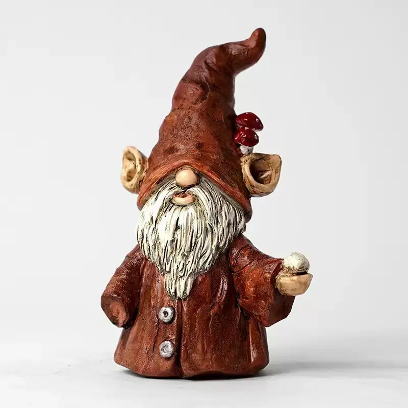 Dwarf incense stick holder, cone-shaped incense burning item, tabletop dwarf decoration, a unique dwarf-themed gift suitable for both men and women