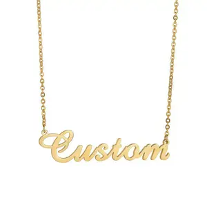 Gold & Silver Custom Name Necklace, Personalized Multi-Name Stainless Steel Pendant, For Her or Him, Mom or Dad, Engraved Sentimental Keepsake Jewelry, Family Initial Gift Bringing Soothing Energy, Keep Them Close to Heart